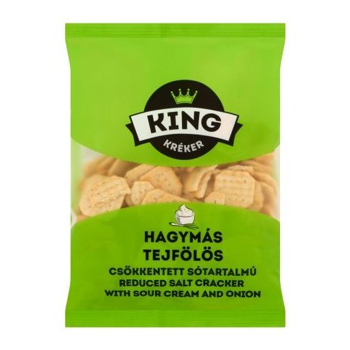 King kréker hagymás-tejfölös 100g