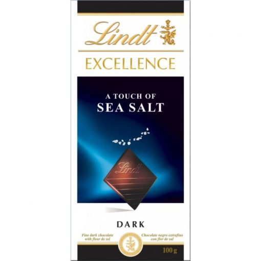 Lindt Excellence étcsokoládé tengeri sós 100g