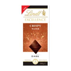 Lindt Excellence Crispy Wafer étcsokoládé 100g