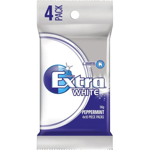 Wrigley's Extra White rágógumi 4x14g 56g