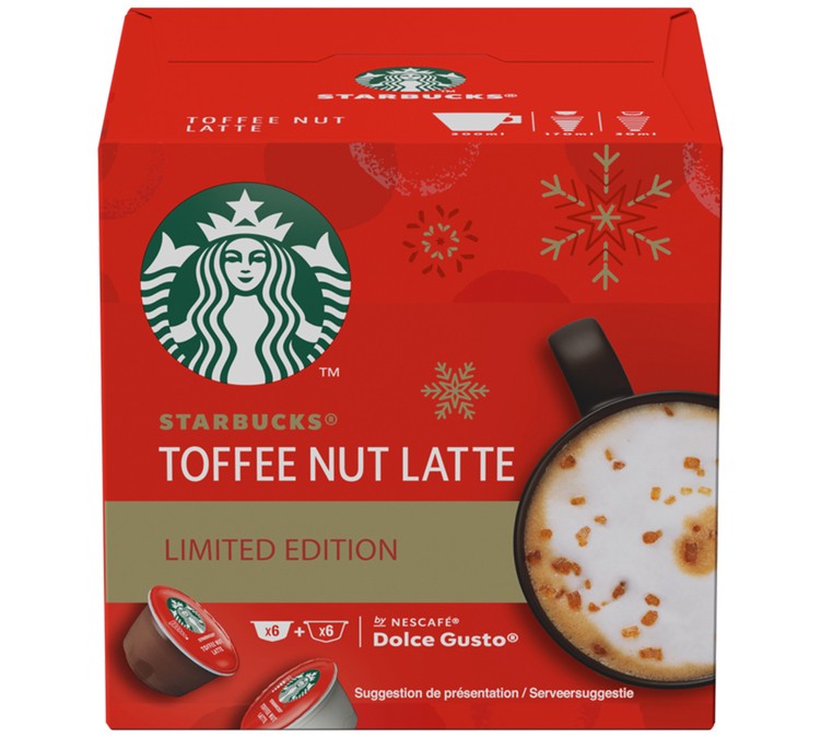 Starbucks by Nescaf Dolce Gusto Toffee Nut Latte 6 6d