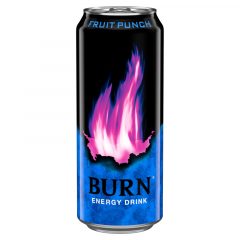   Burn Fruit Punch szénsavas vegyes gyümölcsízű ital, koffeinnel, inozitollal, B-vitaminnal 250ml