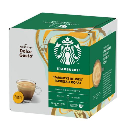 Starbucks by NESCAFÉ Dolce Gusto Blonde Espresso Roast kávékapszula 12 x 55 g 660 g